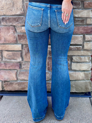 Risen Low Rise Flare Stretchy Jean