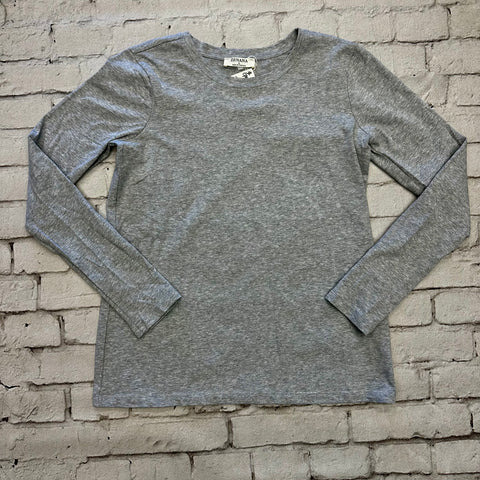 Grey Crew Neck Long Sleeve