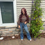 Cropped Crochet Knit Sweater