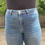 Risen High Rise Crop Wide Jean