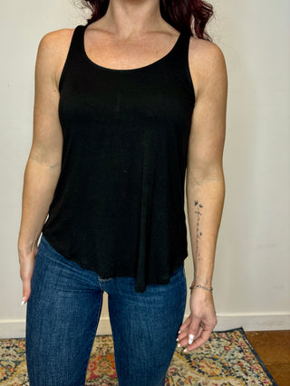 Black Relaxed Fit Tank