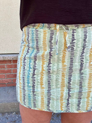 Multi Colored Dolphin Skort