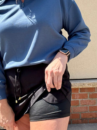 Black Athletic Skort