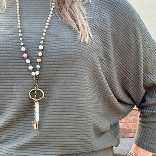 Olive Ribbed Dolman Long Sleeve