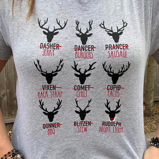 Reindeer Funny Tee