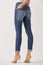 Risen Mid Rise Button Fly Distressed Skinny Jean