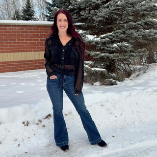 Judy Blue High Rise Trouser Flares