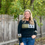 Black, Olive, White Buffalo Colorblock Plaid Top