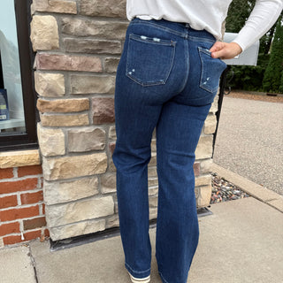 Tummy Control Risen High Rise Straight Leg
