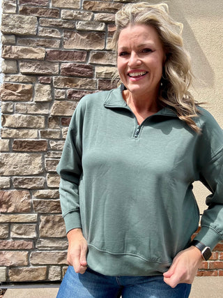 Dark Forest Half Zip Pullover