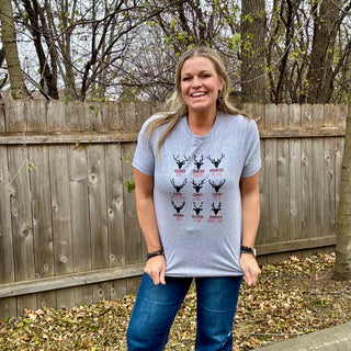 Reindeer Funny Tee