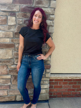 Black Classic Boxy Fit Tee
