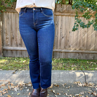 Vervet Dark Wash High Rise Bootcut