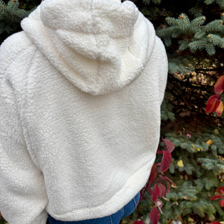 Sherpa Quarter Zip Hoodie