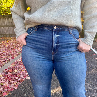 Risen High Rise Straight Leg Jean