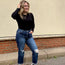 Black Micro Ribbed Long Sleeve