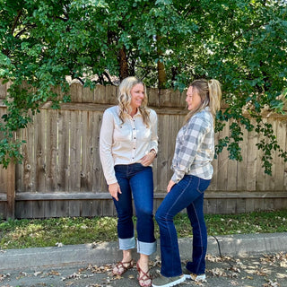 Vervet Dark Wash High Rise Bootcut