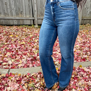 Risen High Rise Straight Leg Jean