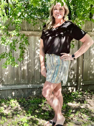 Multi Colored Dolphin Skort