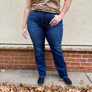 Judy Blue Mid Rise Straight Leg