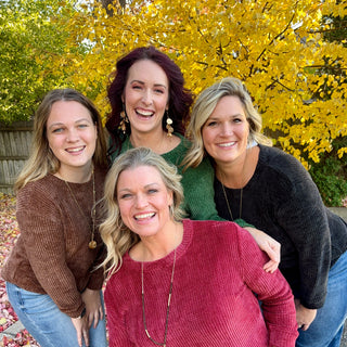 Dark Burgundy Round Neck Waffle Knit Sweater