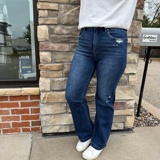 Tummy Control Risen High Rise Straight Leg