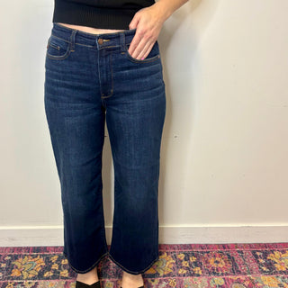 Judy Blue High Rise Ankle Wide Jeans