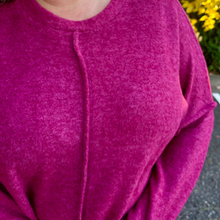 Cabernet Hacci Oversized Sweater