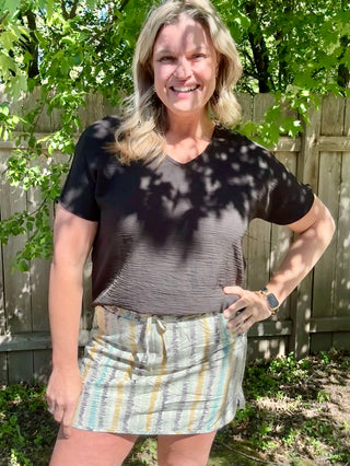 Multi Colored Dolphin Skort