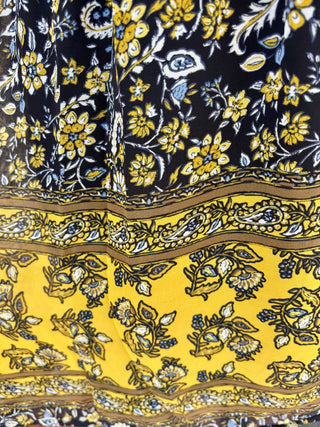 Paisley Border Mini Dress