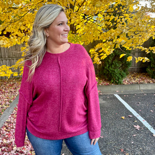 Cabernet Hacci Oversized Sweater