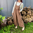 Woven Crepe Overalls