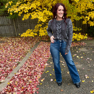 Risen High Rise Straight Leg Jean