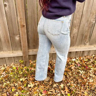 Judy Blue High Rise Light Wash Dad Jean