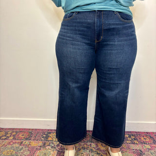 Judy Blue High Rise Ankle Wide Jeans
