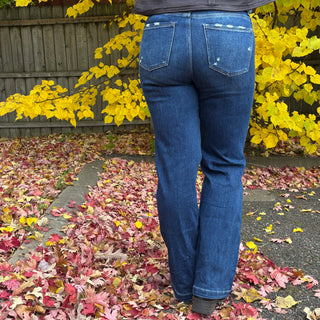 Tummy Control Risen High Rise Straight Leg