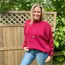 Cabernet Oversized Sweater with Side Slit