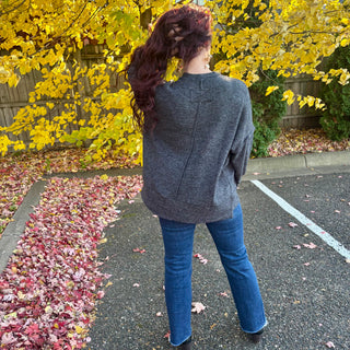 Black Hacci Oversized Sweater