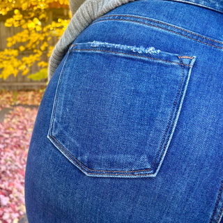 Risen High Rise Straight Leg Jean