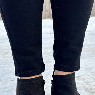 High Rise Black Skinny Jeans