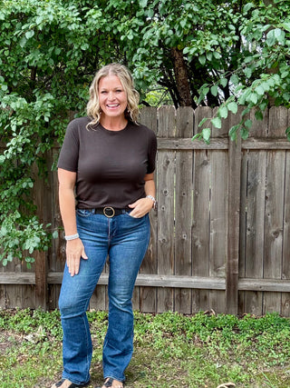 Black Classic Boxy Fit Tee