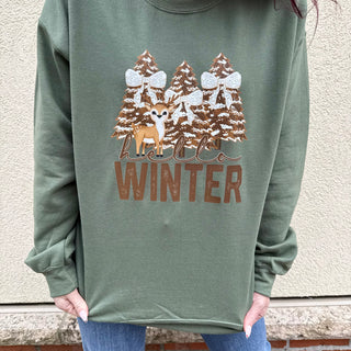 Hello Winter Sweatshirt