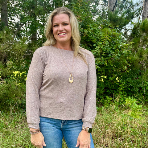 Hacci Round Neck Long Sleeve