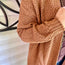 Brown Chunky Long Oversized Cardigan