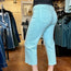 Judy Blue High Waisted Sky Blue Wide Leg Crop Jeans