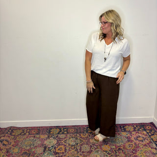 White Woven Airflow Short Sleeve