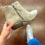 Very G Lisette Cream Bootie