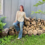 Sand Beige Long Sleeve Round Neck Waffle Knit Sweater