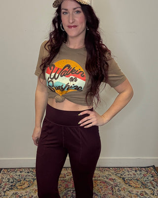 Maroon Butter Soft Joggers