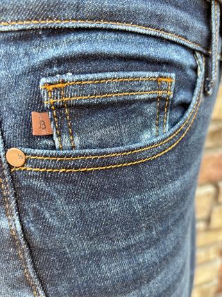 Judy Blue Dark Wash Mid Rise Bootcut Jean